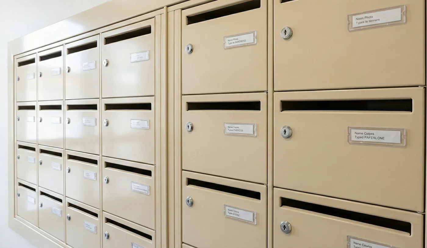 Hall d'entrée de copropriété propre