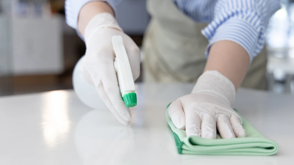 Surface propre et néttoyée